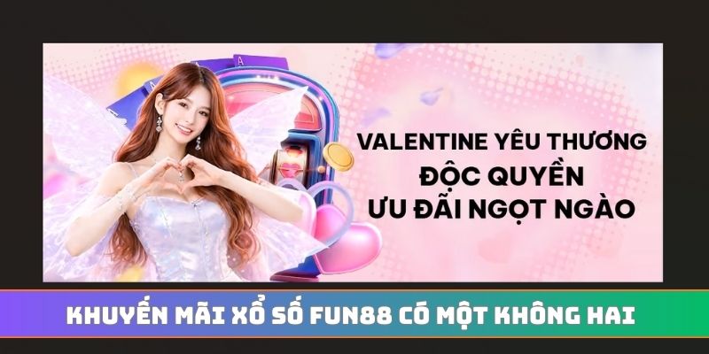 Khuyến mãi xổ số FUN88 có một không hai